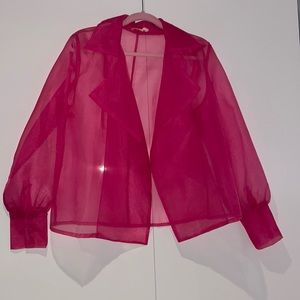 Hot Pink See through Hot & Delicious Top